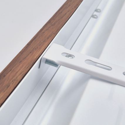 Brilagi - LED Bathroom Ceiling Light WOODY FRAME LED/40W/230V 120x30 cm IP44 Cherry Oak
