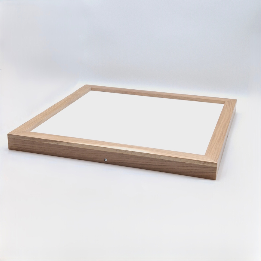 Brilagi - LED Ceiling Light for Bathroom WOODY FRAME LED/40W/230V 60x60 cm IP44 Oak