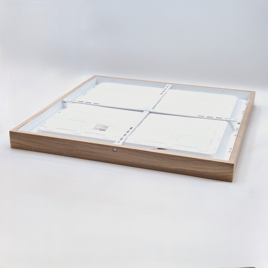 Brilagi - LED Ceiling Light for Bathroom WOODY FRAME LED/40W/230V 60x60 cm IP44 Oak