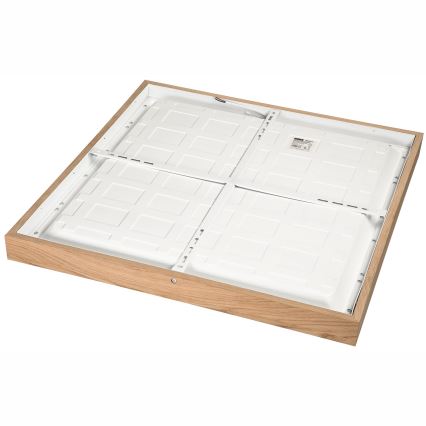 Brilagi - LED Ceiling Light for Bathroom WOODY FRAME LED/40W/230V 60x60 cm IP44 Oak