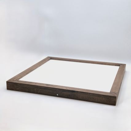 Brilagi - LED Bathroom Ceiling Light WOODY FRAME LED/40W/230V 60x60 cm IP44 walnut