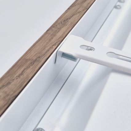 Brilagi - LED Bathroom Ceiling Light WOODY FRAME LED/50W/230V 120x30 cm IP44 walnut