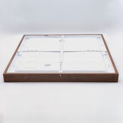 Brilagi - LED Ceiling Light for Bathroom WOODY FRAME LED/50W/230V 60x60 cm IP44 oak cherry