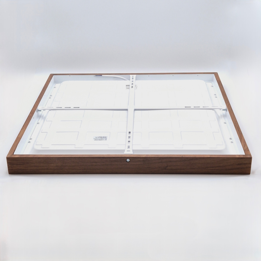Brilagi - LED Ceiling Light for Bathroom WOODY FRAME LED/50W/230V 60x60 cm IP44 oak cherry