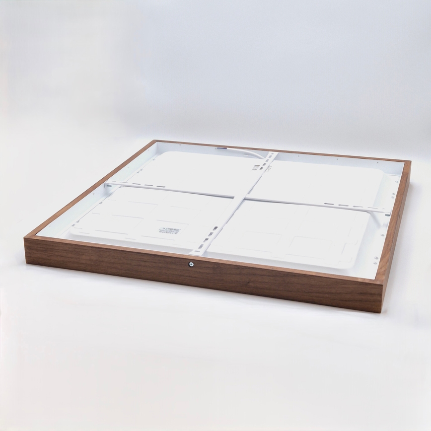 Brilagi - LED Ceiling Light for Bathroom WOODY FRAME LED/50W/230V 60x60 cm IP44 oak cherry