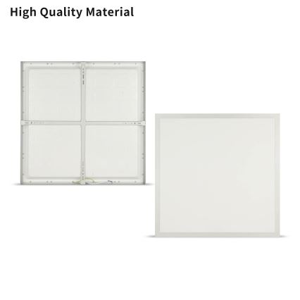 Brilagi - FRAME LED Bathroom Ceiling Light 50W, 230V, selectable 3000/4000/6000K, 60x60 cm, IP44, Silver