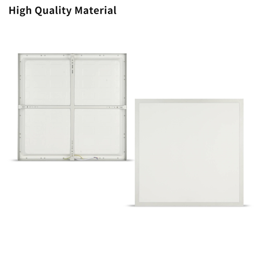 Brilagi - FRAME LED Bathroom Ceiling Light 50W, 230V, selectable 3000/4000/6000K, 60x60 cm, IP44, Silver