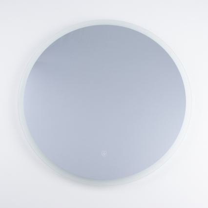 Brilagi - LED Bathroom Mirror BERNATE LED/19W/230V Ø 60 cm silver IP44 CRI 90 dimmable + CCT