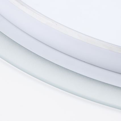 Brilagi - LED Bathroom Mirror BERNATE LED/19W/230V Ø 60 cm silver IP44 CRI 90 dimmable + CCT