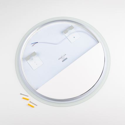 Brilagi - LED Bathroom Mirror BERNATE LED/19W/230V Ø 60 cm silver IP44 CRI 90 dimmable + CCT