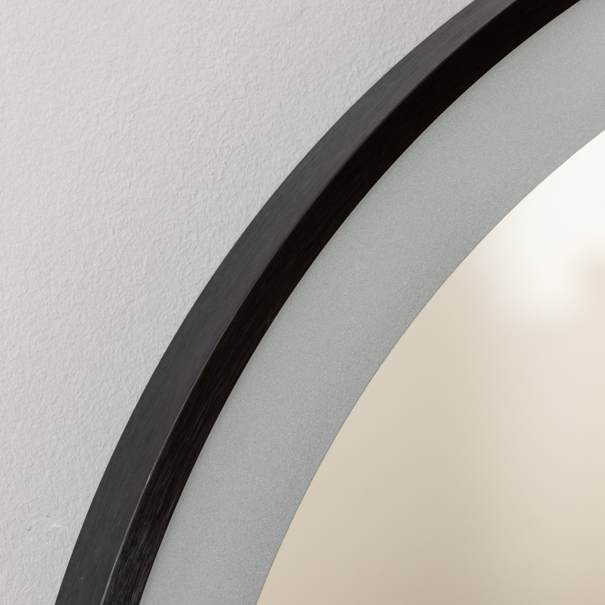 Brilagi - CANZO LED Bathroom Mirror LED/25W/230V 50x80 cm Black IP44 CRI 90 Dimmable + CCT