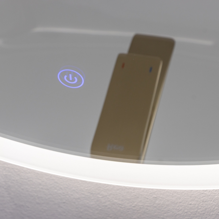 Brilagi - CUNEO LED Bathroom Mirror, 19W/230V, Ø 60 cm, IP44, CRI 90, Dimmable + CCT