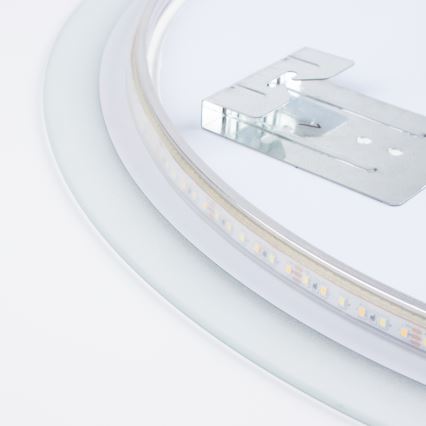 Brilagi - CUNEO LED Bathroom Mirror, 19W/230V, Ø 60 cm, IP44, CRI 90, Dimmable + CCT