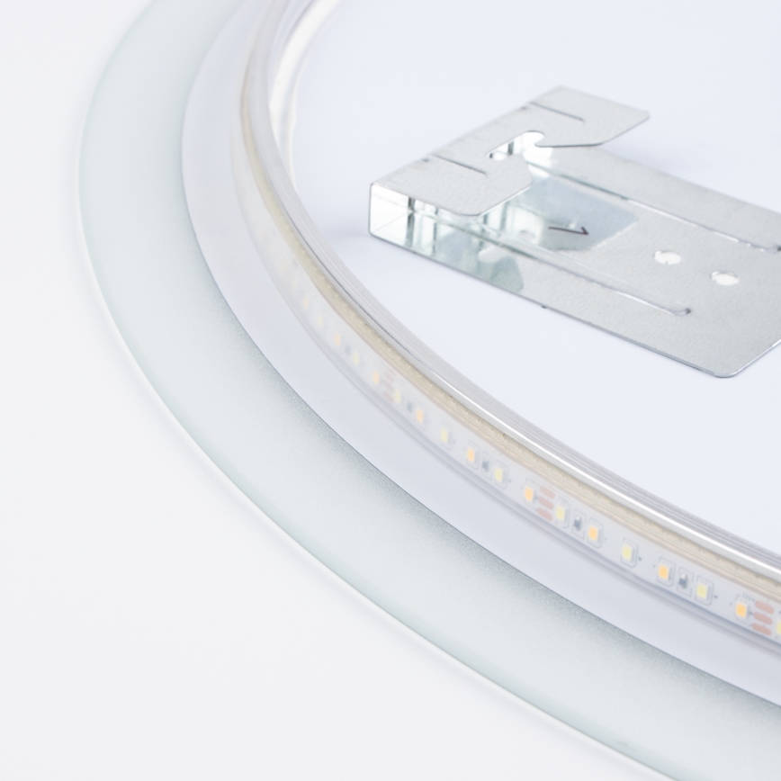 Brilagi - CUNEO LED Bathroom Mirror, 19W/230V, Ø 60 cm, IP44, CRI 90, Dimmable + CCT