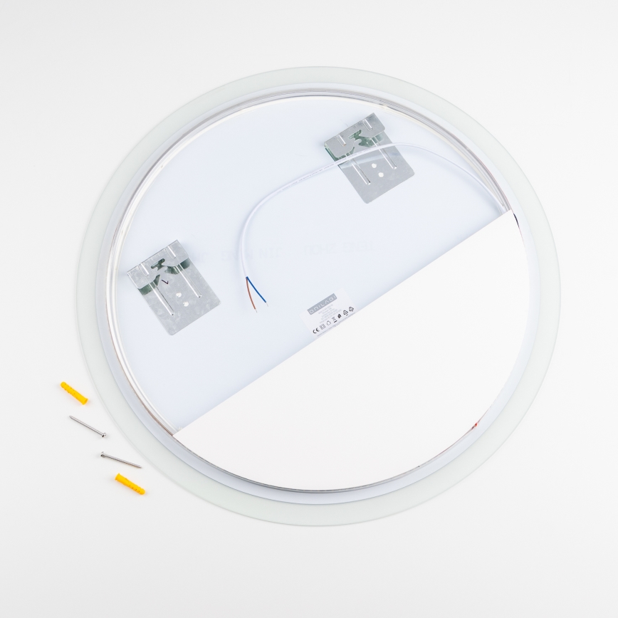 Brilagi - CUNEO LED Bathroom Mirror, 19W/230V, Ø 60 cm, IP44, CRI 90, Dimmable + CCT