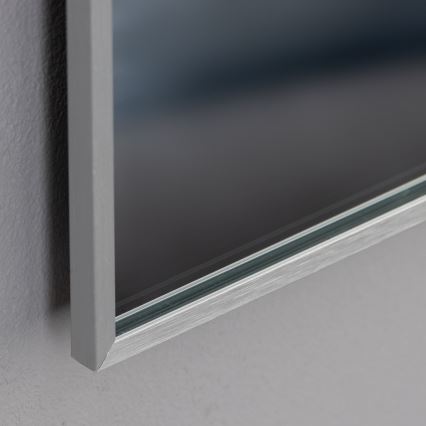 Brilagi - LED Bathroom Mirror DESIO LED/28W/230V 60x80 cm silver IP44 CRI 90 dimmable + CCT