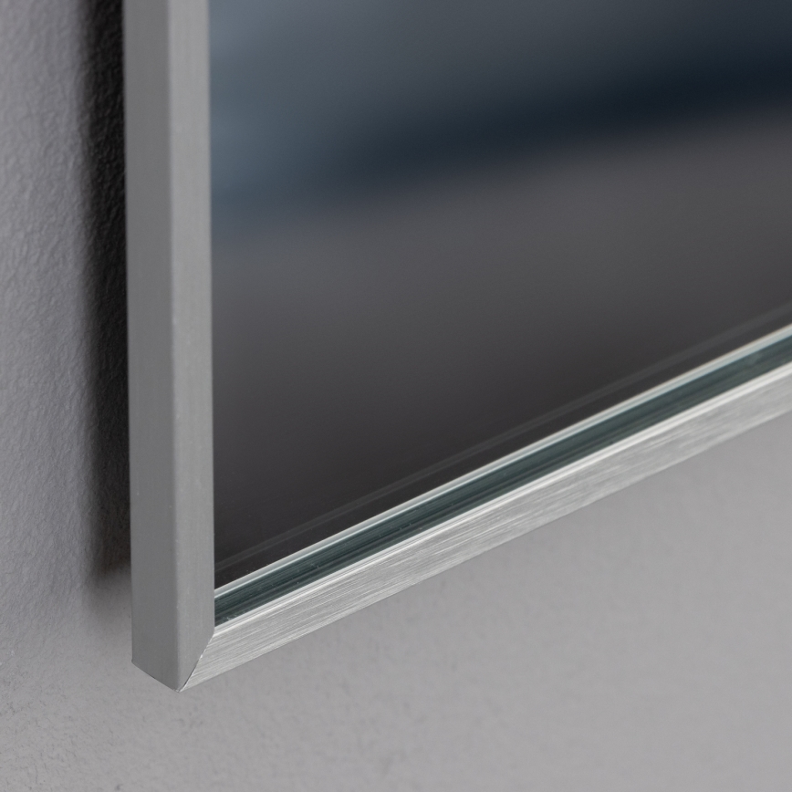 Brilagi - LED Bathroom Mirror DESIO LED/28W/230V 60x80 cm silver IP44 CRI 90 dimmable + CCT