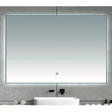 Brilagi - LED Bathroom Mirror DESIO LED/28W/230V 60x80 cm silver IP44 CRI 90 dimmable + CCT