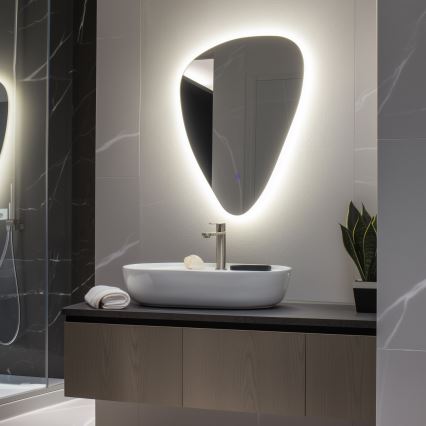 Brilagi - GOCCIA LED Bathroom Mirror LED/19W/230V 67x50 cm IP44 CRI 90 dimmable + CCT