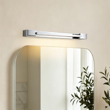 BRILAGI - AQUA LINE LED Bathroom Mirror Light, 12W/230V, 45 cm, IP44, Polished Chrome, CRI 90