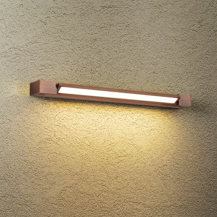 Brilagi - LED Bathroom Mirror Light AQUA LINE LED/18W/230V 60 cm IP44 Bronze CRI 90