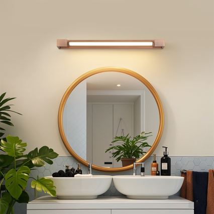 Brilagi - LED Bathroom Mirror Light AQUA LINE LED/18W/230V 60 cm IP44 Bronze CRI 90