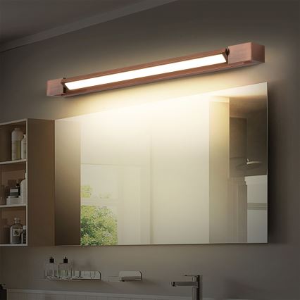 Brilagi - LED Bathroom Mirror Light AQUA LINE LED/18W/230V 60 cm IP44 Bronze CRI 90