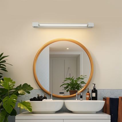 Brilagi - AQUA LINE LED Bathroom Mirror Light LED/18W/230V 60 cm IP44 Matte Chrome CRI 90