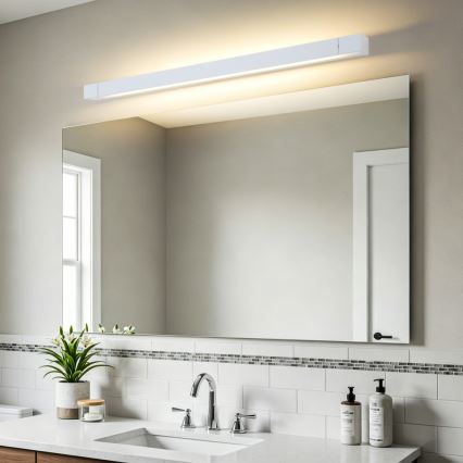 BRILAGI - AQUA LINE LED Bathroom Mirror Light, 20W/230V, 80 cm, IP44, White, CRI 90
