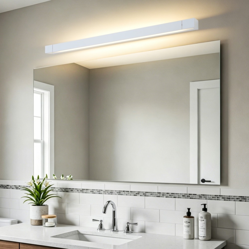 BRILAGI - AQUA LINE LED Bathroom Mirror Light, 20W/230V, 80 cm, IP44, White, CRI 90