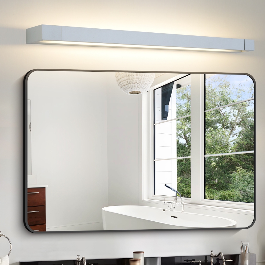 Brilagi - LED Bathroom Mirror Light AQUA LINE LED/24W/230V 90 cm IP44 matte chrome