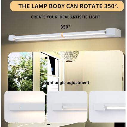 Brilagi - LED AQUA LINE Bathroom Mirror Light LED/24W/230V 90 cm IP44 White CRI 90