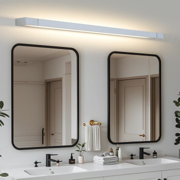 Brilagi - LED Bathroom Mirror Light AQUA LINE LED/36W/230V 120 cm IP44 Matte Chrome