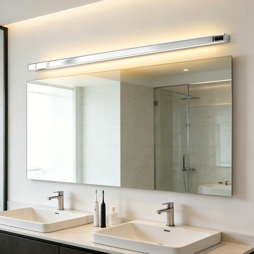 BRILAGI - AQUA LINE LED Bathroom Mirror Light LED/36W/230V 120 cm IP44 Polished Chrome CRI 90