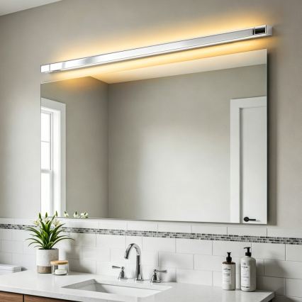 BRILAGI - AQUA LINE LED Bathroom Mirror Light LED/36W/230V 120 cm IP44 Polished Chrome CRI 90