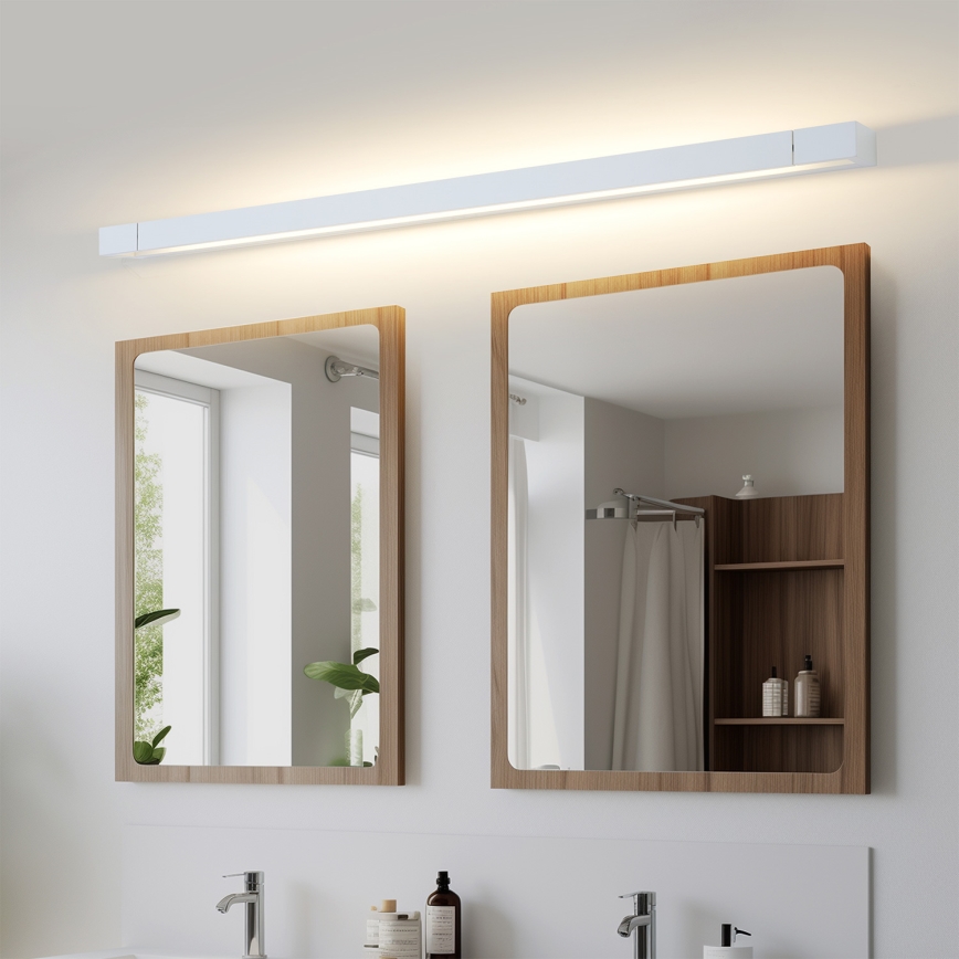 Brilagi - AQUA LINE LED Bathroom Mirror Light / 36W / 230V / 120 cm / IP44 / White / CRI 90