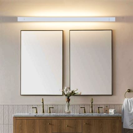 Brilagi - AQUA LINE LED Bathroom Mirror Light / 36W / 230V / 120 cm / IP44 / White / CRI 90
