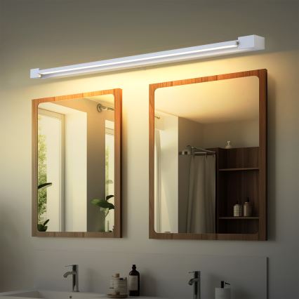 Brilagi - AQUA LINE LED Bathroom Mirror Light / 36W / 230V / 120 cm / IP44 / White / CRI 90