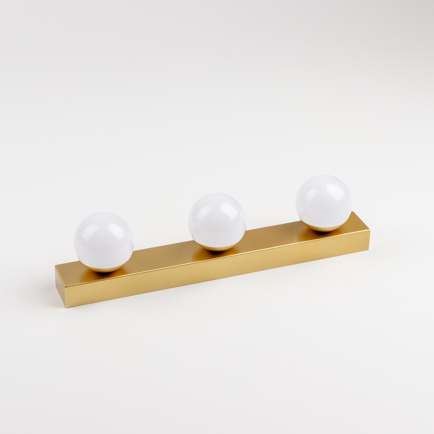 Brilagi - HOLLYWOOD LED Bathroom Mirror Light 3xLED/3W/230V 39 cm IP44 Gold