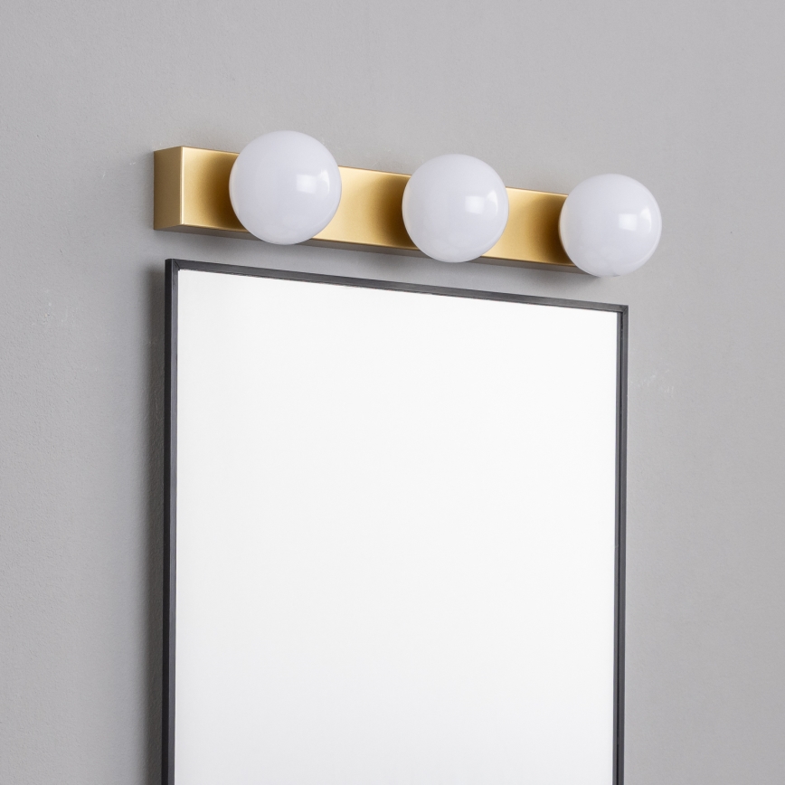 Brilagi - HOLLYWOOD LED Bathroom Mirror Light 3xLED/3W/230V 39 cm IP44 Gold