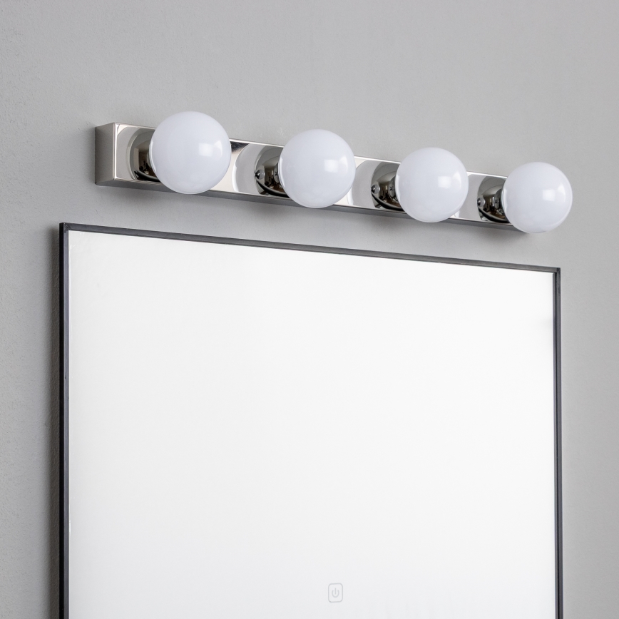 Brilagi - LED Bathroom Mirror Light HOLLYWOOD 4xLED/3W/230V 53 cm IP44 Polished Chrome
