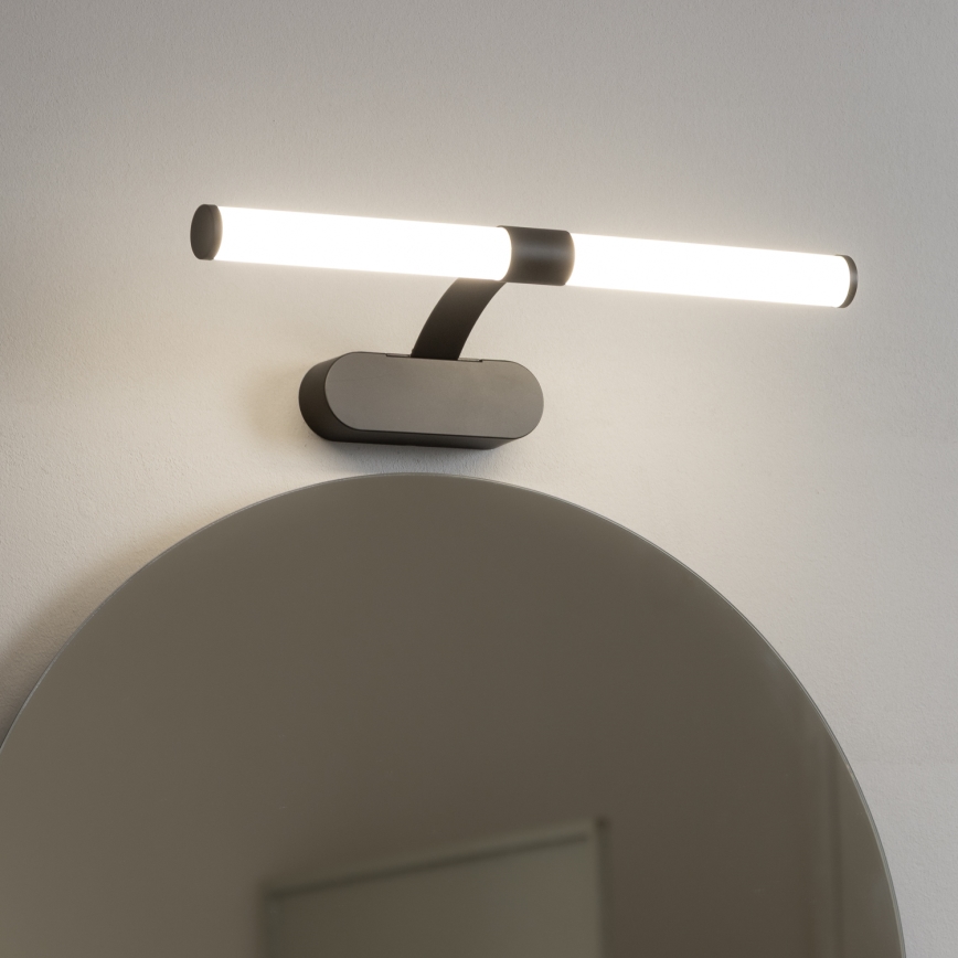 Brilagi - TUBEO 2-in-1 LED Bathroom Mirror Light, 6 W/230 V, 40 cm, IP44, Black