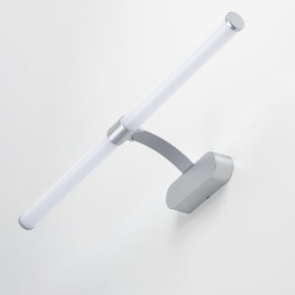 Brilagi - LED Bathroom Mirror Light 2-in-1 TUBEO LED/8W/230V 60 cm IP44 silver