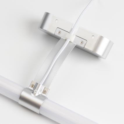 Brilagi - LED Bathroom Mirror Light 2-in-1 TUBEO LED/8W/230V 60 cm IP44 silver