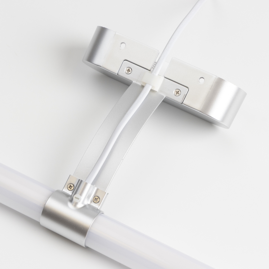 Brilagi - LED Bathroom Mirror Light 2-in-1 TUBEO LED/8W/230V 60 cm IP44 silver