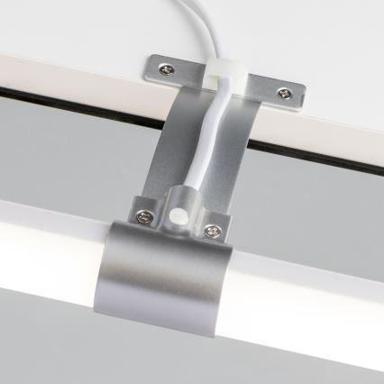 Brilagi - LED Bathroom Mirror Light 2-in-1 TUBEO LED/8W/230V 60 cm IP44 silver