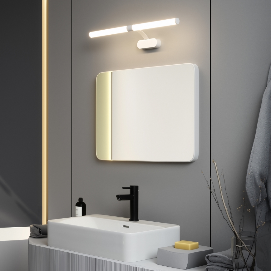 Brilagi - TUBEO 2-in-1 LED Bathroom Mirror Light, 8W, 230V, 60 cm, IP44, White