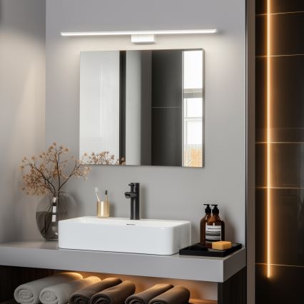 Brilagi - VESTRA 3-in-1 LED Bathroom Mirror Light, 15W, 230V, 80 cm, IP44, White