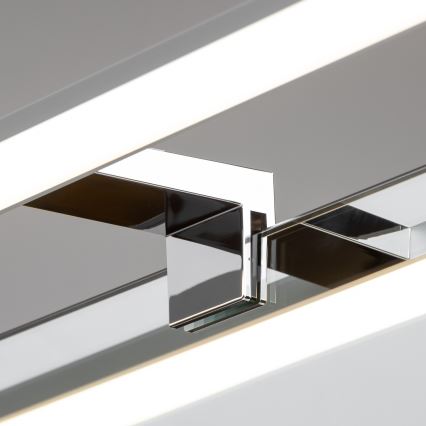 Brilagi - VESTRA 3-in-1 LED Bathroom Mirror Light LED/8W/230V, 40 cm, IP44, Polished Chrome