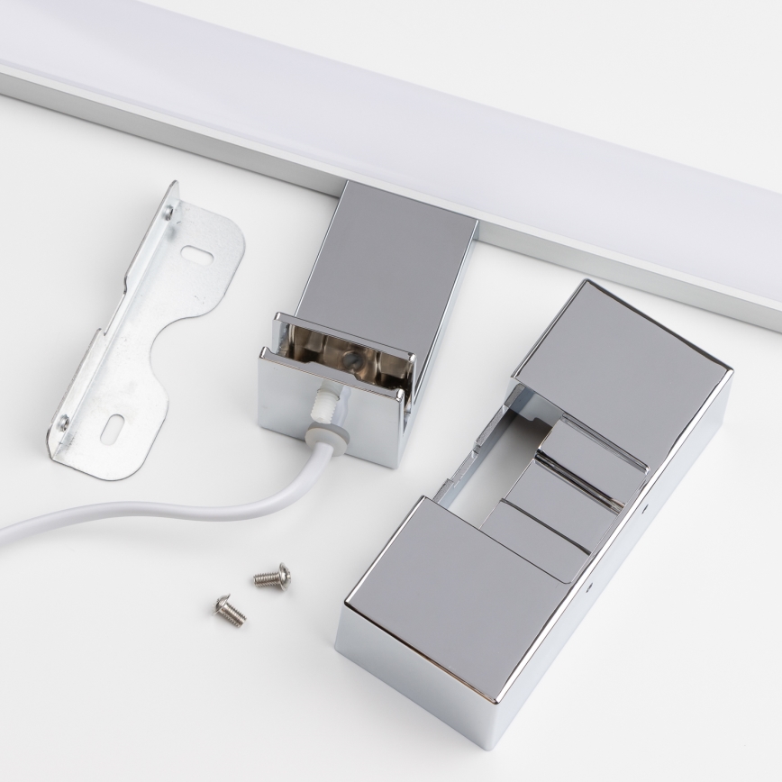 Brilagi - VESTRA 3-in-1 LED Bathroom Mirror Light LED/8W/230V, 40 cm, IP44, Polished Chrome